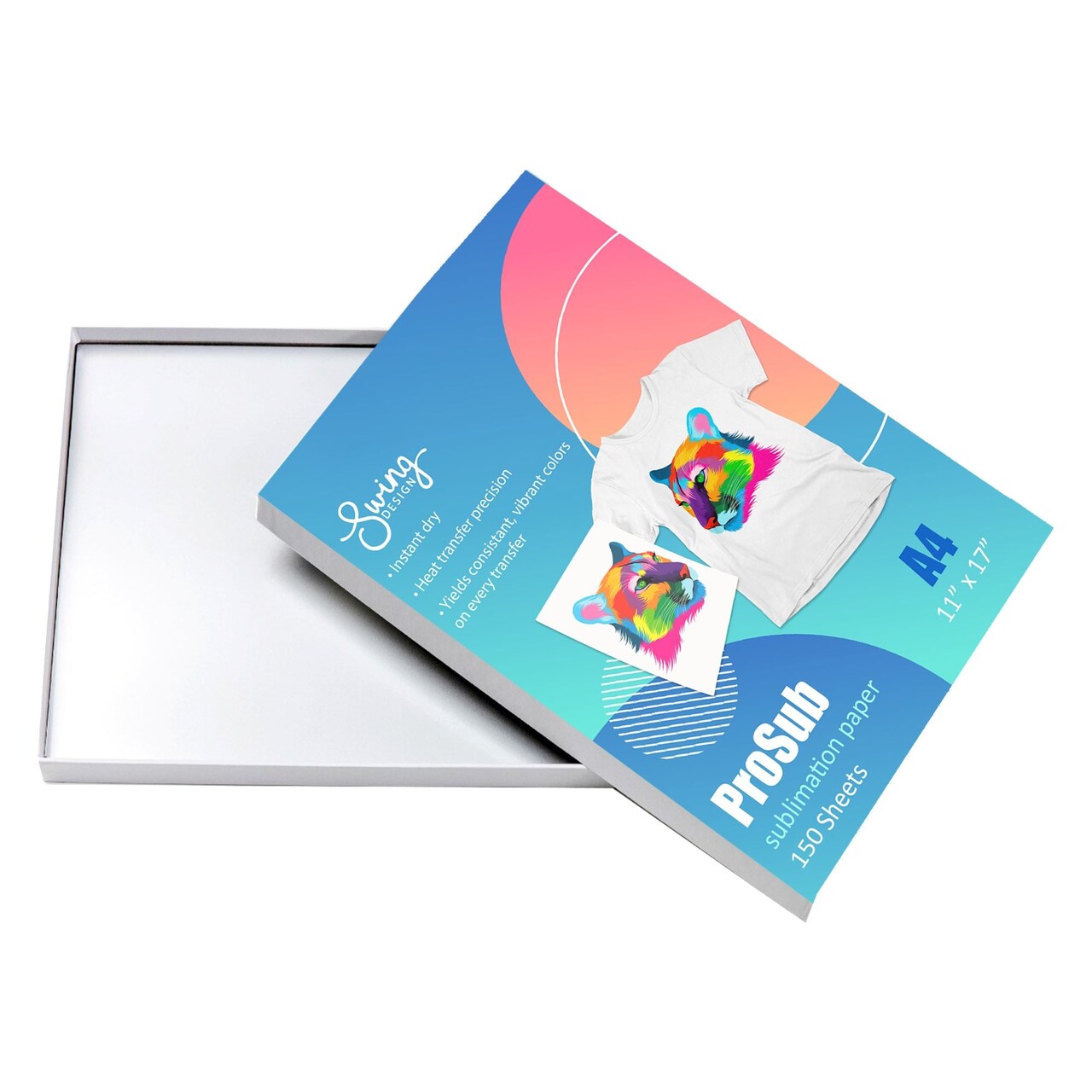 ProSub Premium Sublimation Heat Transfer Paper 11" x 17" for Epson, Sawgrass - 150 Sheets